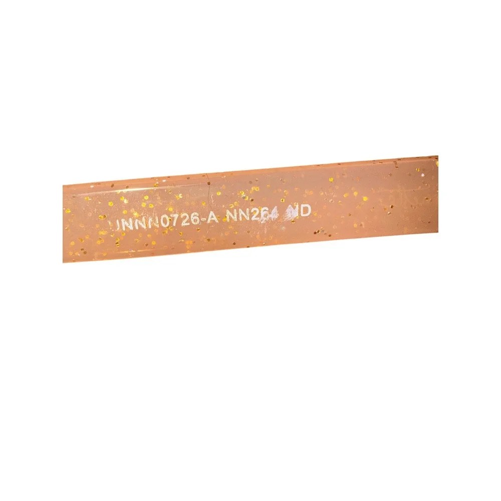 Nanette Lepore Peach Glitter Cat Eye Sunglasses UNNN0726-A NN264‎ ND Purple Lens